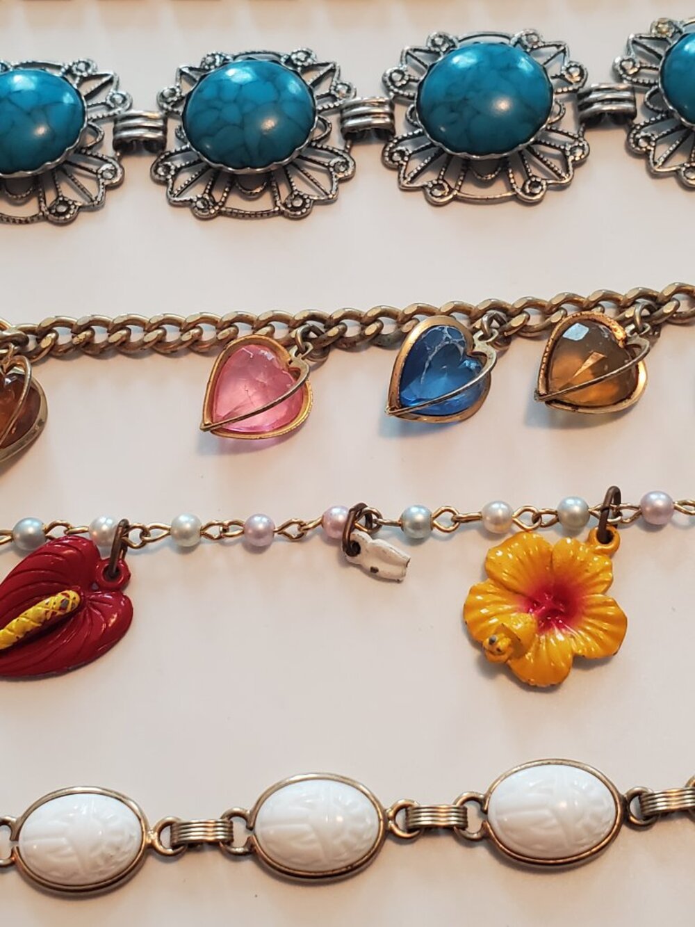6 Bracelets, items # A -1887-1892, wt .111 grams. - Picture 14 of 16